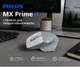 Бездротова миша Philips MX Prime 4 Bluetooth, 2.4 ГГц, 4000 DPI, USB-A/USB-C, акумулятор, Gray - изображение 2