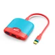 Док-станция для Nintendo Switch BIAZE YZ01 HD-видеоконвертер Blue/Red - изображение 1