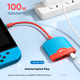 Док-станция для Nintendo Switch BIAZE YZ01 HD-видеоконвертер Blue/Red - изображение 3