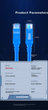 Патч-корд Shengwei Cat 6 1 Гбит/с 20 м Синий (LC-1220C) - изображение 4