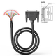 Кабель JUXIN D2524MHS01 DB25 - свободный провод 24 AWG 1 м - изображение 5