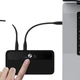 KVM-перемикач Haibeisi 2-в-1 2-портовий USB Type-C–HDMI 4K/120 Гц Чорний - зображення 3