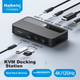 KVM-перемикач Haibeisi 2-в-1 2-портовий USB Type-C–HDMI 4K/120 Гц Чорний - зображення 4