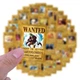 Набір №2 колекційних наклейок Wanted Poster з популярного аніме «Ван-Піс» (One Piece) — 54 шт - зображення 4