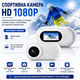 Камера-нашийник для тварин 1080P Full HD, з дисплеєм та широким кутом - зображення 2