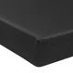 Простынь на резинке по периметру MirSon Satin Light Pro 10-005 Dark Gray 60x120+10 см (2200010170993) - изображение 1