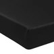 Простирадло на резинці по периметру MirSon Satin Light Pro 10-006 Black 180x190+25 см (2200010171679) - зображення 1