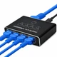 RJ45 Ethernet-розгалужувач 1 на 4 порти на Gigabit 1000 Мбіт/с Stone мережевий адаптер перехідник (ST-RJSP-1x4) - зображення 2