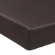 Простирадло на резинці по периметру MirSon Satin Light Pro 10-010 Brown 160x200+25 см (2200010173666) - зображення 1