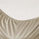 Простирадло на резинці по периметру MirSon Satin Light Pro 10-016 Creamy 100x200+25 см (2200010176636) - зображення 2