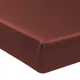 Простирадло на гумці MirSon Satin Light Pro 10-021 Brick red 70х190 + 10 см (2200011025261) - зображення 1