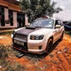Пластиковая губа на бампер Subaru Forester Субару Форестер молдинг бампера юбка универсальная черная. - изображение 9