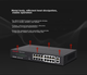 Коммутатор MERCURY PoE 16-портовый 100Мбит/с +2 Gigabit Uplink для видеонаблюдения MCS1318D-P - изображение 12