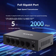Коммутатор Tenda TEG1005D 5-портовый Gigabit Ethernet - изображение 4