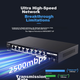 Коммутатор Tenda 8-портовый 2.5G + 2 SFP+ гигабитный, SE2010X - изображение 5