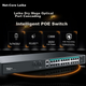 Коммутатор Netcore SG28P 28-портовый PoE, 24 гигабитных PoE + 2 гигабитных + 2 SFP - изображение 5