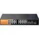 Коммутатор KeepLINK KP-9000 16-портовый гигабитный POE, для видеонаблюдения - изображение 1