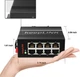 Коммутатор KeepLINK KP-9000 мини промышленный 8 портов Gigabit, DIN-рейка - изображение 6