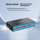 Wopool 8-портовый PoE-коммутатор с полным гигабитным питанием, 8 портами Ethernet + 2 портами восходящей связи, камерами видеонаблюдения, сетевым разветвителем, коммутатором корпоративного уровня и функцией сторожевого таймера. - изображение 12