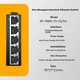 Коммутатор KeepLINK KP-9000 мини 5-портовый гигабитный - изображение 7