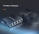 Коммутатор KeepLINK KP-9000 мини 5-портовый гигабитный - изображение 10
