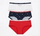 Трусики-хипстеры набор 3 шт. для женщины Happy Shorts LYCRA® HS-1240 L Комбинированный - изображение 1