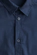 Рубашка с длинными рукавами для мальчика H&M 1117120-003 158 см (12-13 years) темно-синий - изображение 2