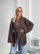Кардиган ворсистий з ангори, шоколад, 42-46 (One size) (2508BT) - изображение 1
