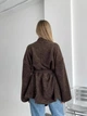 Кардиган ворсистий з ангори, шоколад, 42-46 (One size) (2508BT) - изображение 6