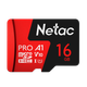 Карта пам'яті Netac 16 ГБ TF (MicroSD) A1 U1 V10 4K Високоміцна карта пам'яті для відеореєстраторів та камер спостереження, швидкість читання 98 МБ/с - зображення 4