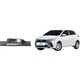 Специальные безрамочные щетки стеклоочистителя YITU для Toyota Yaris (Yaris/Yaris X), оригинальный размер (1 пара), высококачественная резиновая лента. - изображение 1