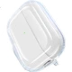 Защитный чехол Pisen для AirPods 4, универсальный, с шумоподавлением, версия 2024, мягкий, противоударный чехол для Apple Earbuds с ремешком, прозрачно-черный - изображение 2