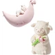 Мягкая игрушка-подушка MINISO Yangmimia Series - теплый белый ягненок, подарок на день рождения для женщин, в форме тюльпана. - изображение 3