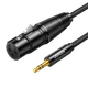 Микрофонный кабель Ugreen AV182 3.5 мм — XLR (женский) 1 м (20244) - изображение 4