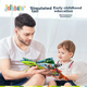 Развивающая игрушка-книжка Jollybaby из ткани для малышей от 0 до 6 месяцев, жевательная, рвущаяся, моющаяся, с изображением хвоста животного из джунглей. - изображение 10