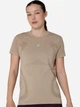 Спортивна футболка для бігу жіноча ASICS Road Seamless SS Top 2012D292-200 M Бежева (4573690001665) - зображення 1