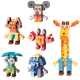Набор FEELO, совместимый с крупными строительными блоками LEGO, игрушка-конструктор для детей, подарок на день рождения для мальчиков и девочек, тематика животных, 1690 пакетов. - изображение 4