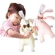 Детская игрушка Auby, плед Constellation Little Rabbit Comfort Blanket, средство для улучшения сна младенцев, плюшевая кукла для новорожденных, подарок в полнолуние. - изображение 2