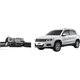 Щетки стеклоочистителя YITU для Volkswagen Tiguan (модели 2010-2016), оригинальный размер (1 пара), высококачественная резиновая лента. - изображение 1