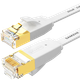 Патч-корд SAMZHE Cat 6 UTP плоский 1 Гбіт/с 5 м Білий (6050PBS) - зображення 4