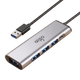 Aigo USB-концентратор 3.0, конвертер, док-станція для ноутбука, USB-подовжувач, кабель розширення комп'ютера, H02-3.0, металевий, 0,5 м - зображення 4