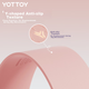 Эластичная лента для йоги Yottoy Yoga Resistance Band для фитнеса и тренировок, подходит для мужчин и женщин, для тренировки мышц ног, ягодиц и растяжки. - зображення 8