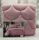 Покрывало плюшевое двухстороннее Clasy Fluffy V21 195х215 см евро розовый - изображение 2
