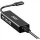 Адаптер Acer Type-C на Ethernet, дротовий перетворювач мережевої карти, USB-концентратор, сумісний з iPad, док-станція розширення для ноутбуків Lenovo і Huawei, мережевий кабель-адаптер - зображення 1