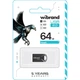 Флеш-накопитель Wibrand Flash USB 2.0 Hawk 64Gb Black (WI2.0/HA64M1B) - изображение 2