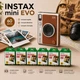 Набор с запасом фотобумаги и фотокамерой мгновенной печати Fujifilm INSTAX MINI EVO Hybrid Brown + 60 фото + подарочная упаковка, коричневый - изображение 5