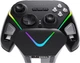 Бездротовий геймпад із зарядною станцією Ajazz GP100S 2.4G/BT/USB RGB Black (GP100S-B) - зображення 5