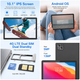 Планшет-ноутбук Crelander T30 PRO 10.1" HD / 6 ГБ RAM / 128 ГБ / Dual SIM / Android / Розовый - изображение 3