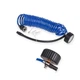 Компресор 2 циліндра vitol 300w/10атм/90л/25а/5м шланг спіраль з маном. та дефлят./клеми - зображення 4