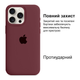 Чохол силіконовий Silicone Case Full Size для iPhone 16 Pro надійний із мікрофіброю всередині колір 73.Plum - зображення 6